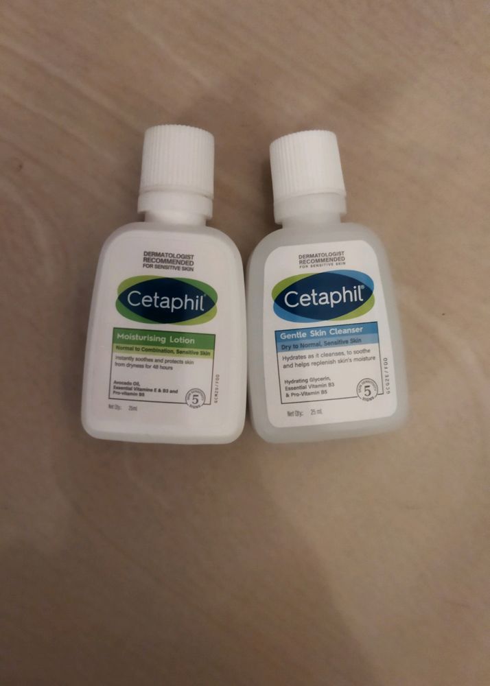 Cetaphil Cleanser And Moisturising Lotion