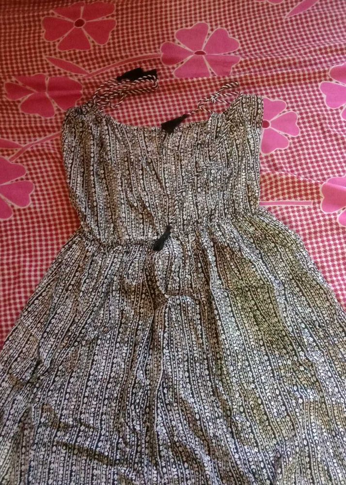 Patterned Casual Dress