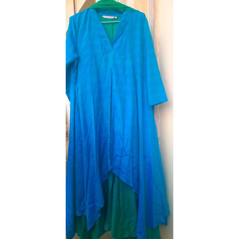 Double LAYERED DRESS with Dupatta