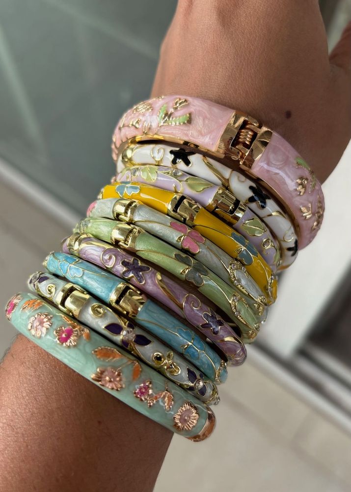 High Quality Imported Enamel Bangles