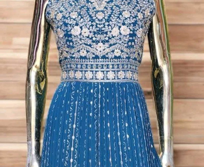 Beautiful Blue Ethnic Gown