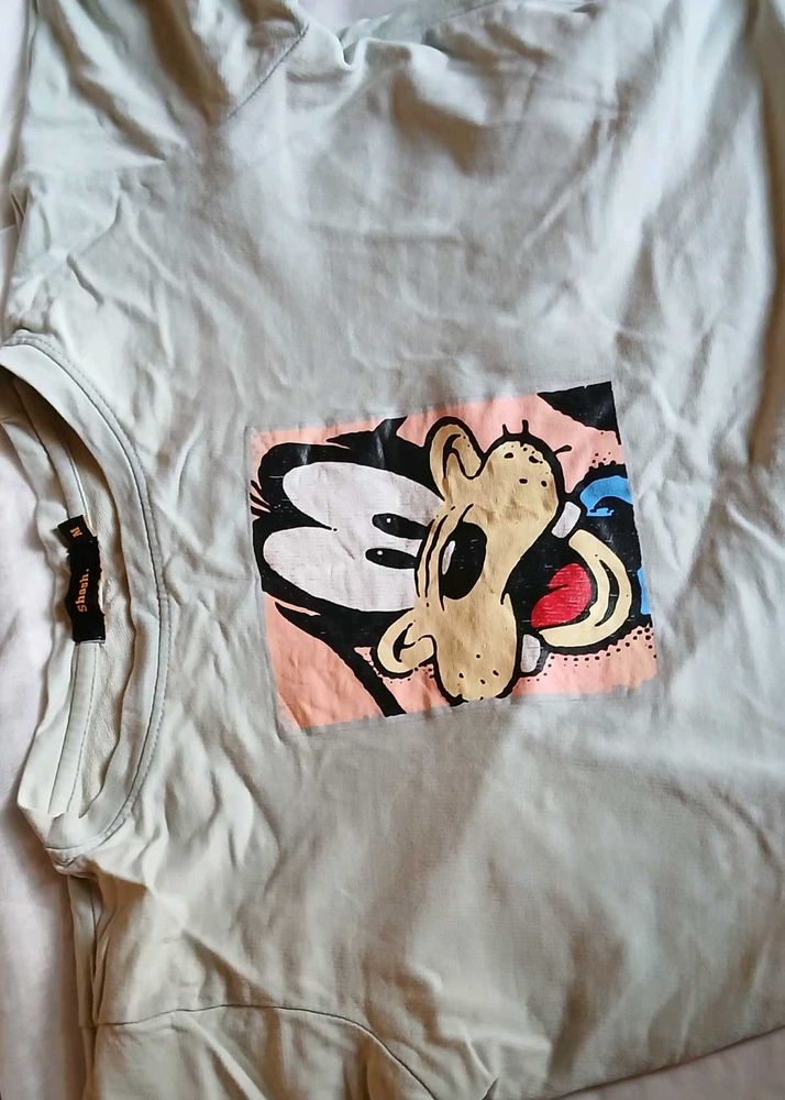 Playful Cartoon Graphic Tee – Cool, Comfy🦖