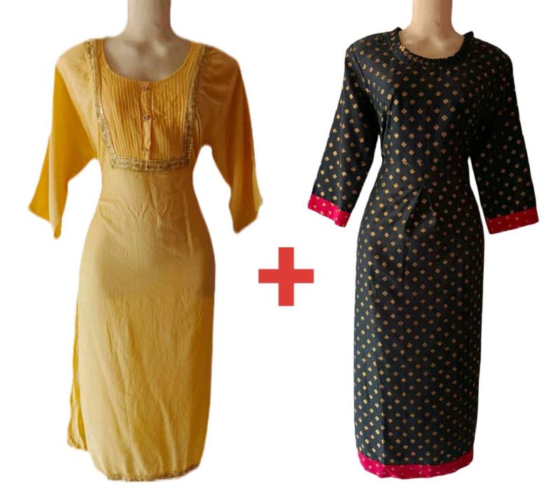 Two Beautiful Kurti Combo 🤩