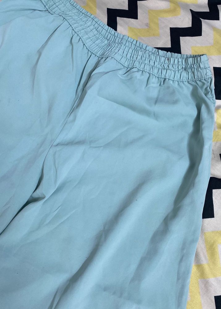 Mint Green Casual Pants