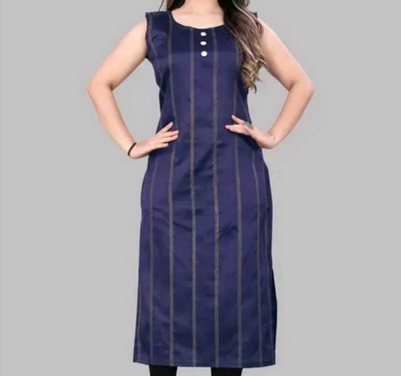 Elegant Blue Striped Kurta