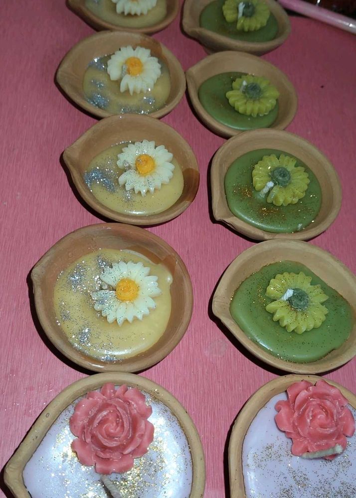 Diya Fragrance Candles Set Of 4