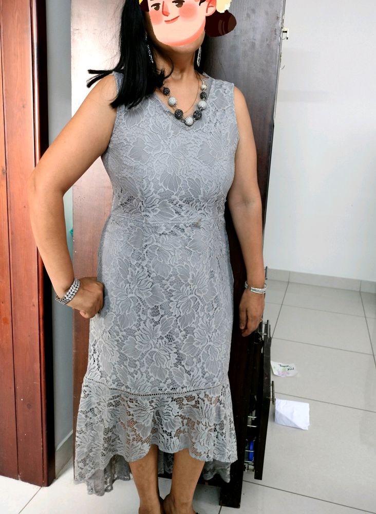 Branded Hi-low Decent Dress One piece