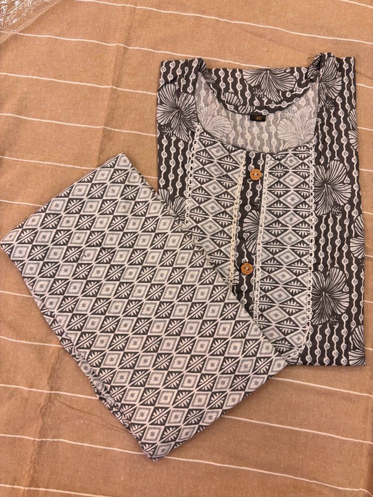 Elegant Printed Kurta Set