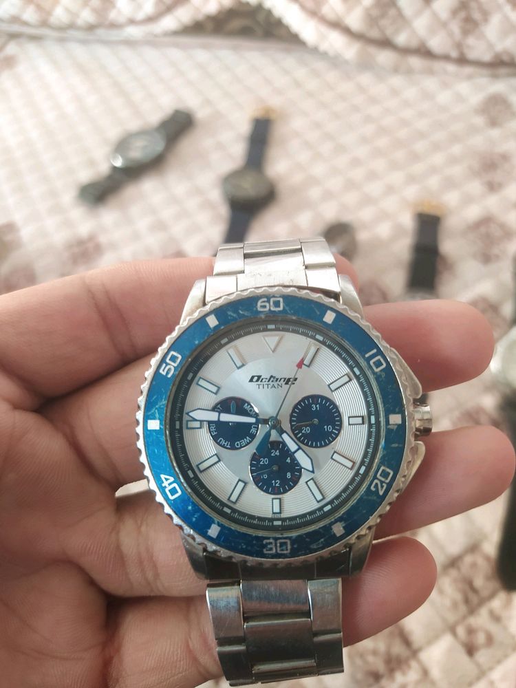 Titan Octane Chronograph Men&#39;s Watch