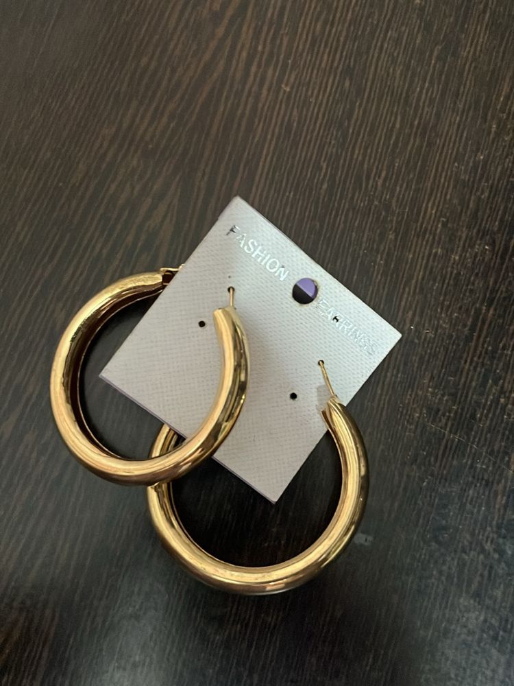 Gold Hoop Earings