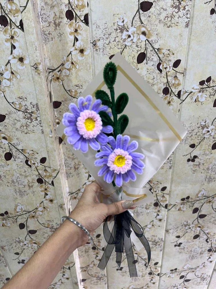 Handmade Crochet Flower Bouquet