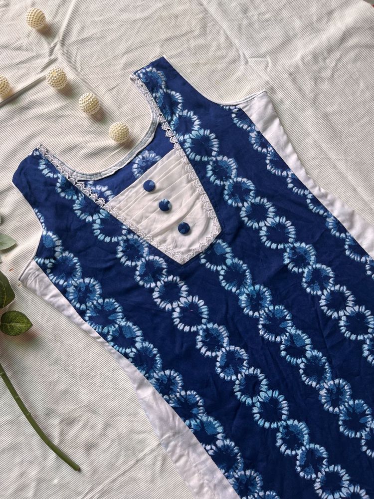 Blue Printed Kurti
