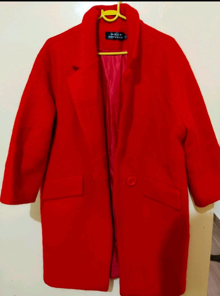 Women&#39;s Red Winter Coat