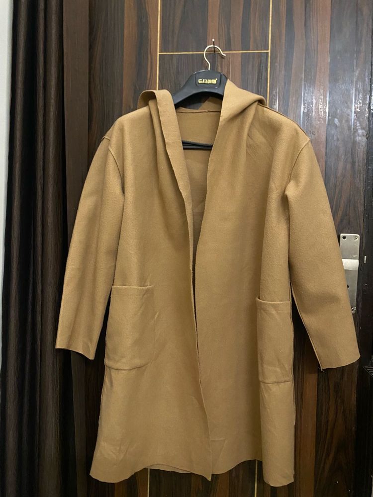 A Wollen Fabric Coat