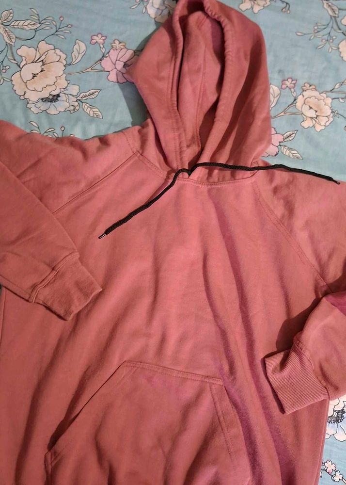 Pink Pullover Hoodie