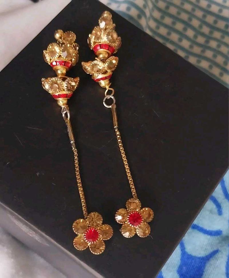 Gold-tone Drop Earrings