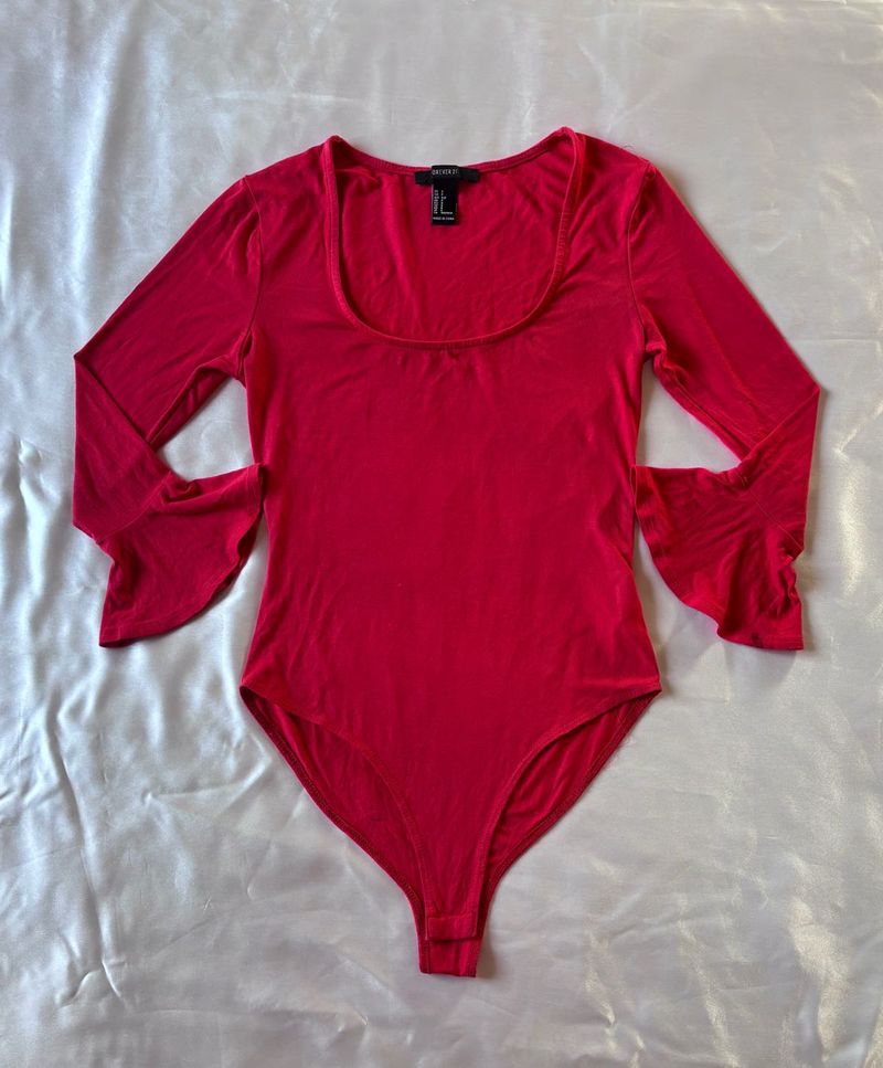 Forever21 Red Bodysuit
