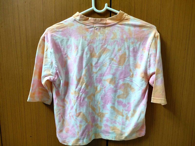 Tie And Dye Crop Top