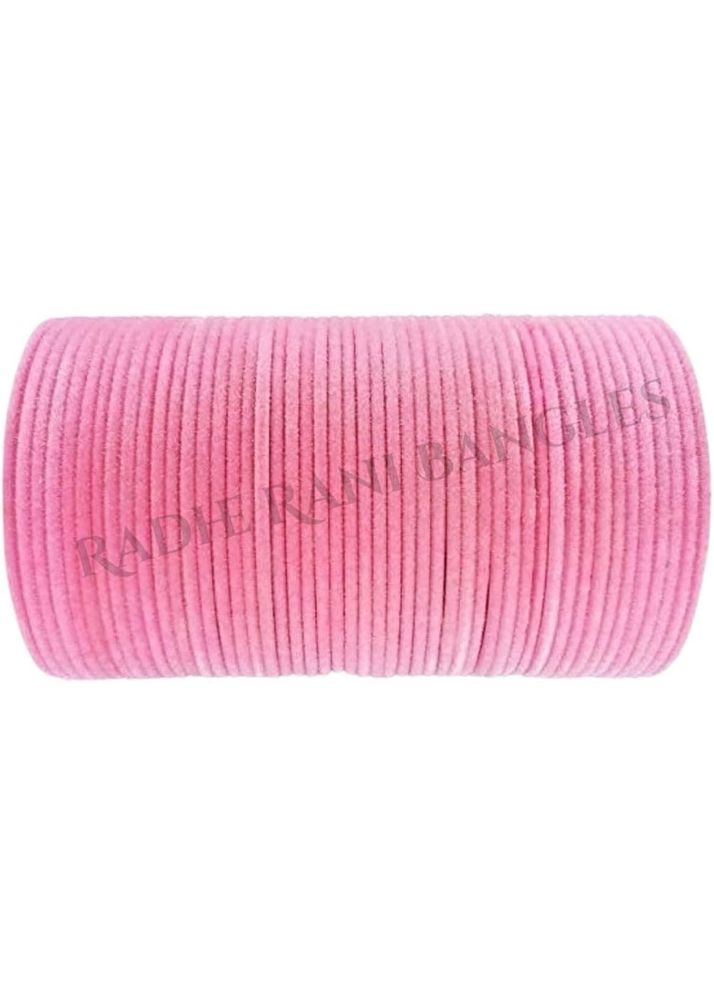 Plain Velvet Glass Bangles