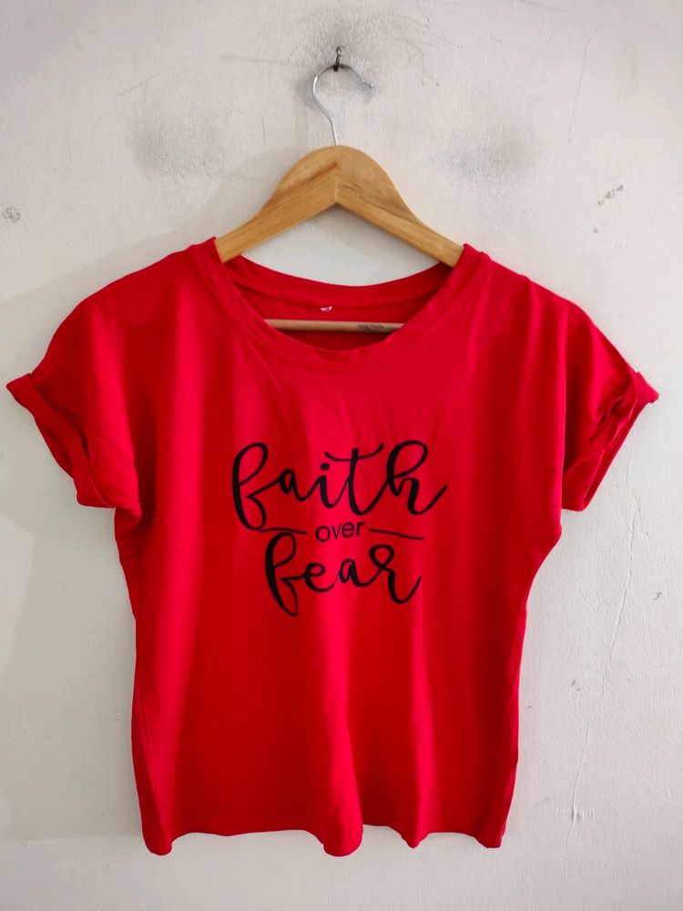 Red  Graphic Tee