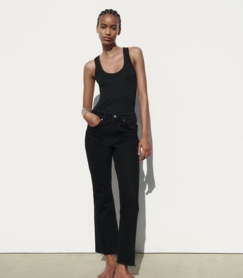 Zara Black Denim Jeans
