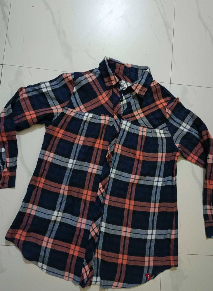Checked Flannel Shirt for women