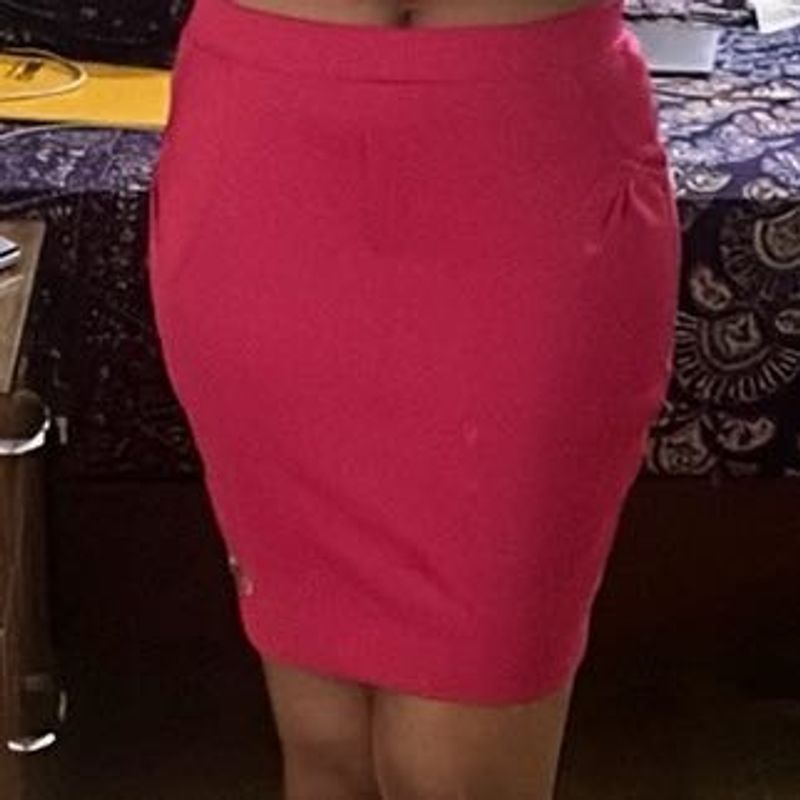 Pink Mini Skirt (26-28 inches) stretchable