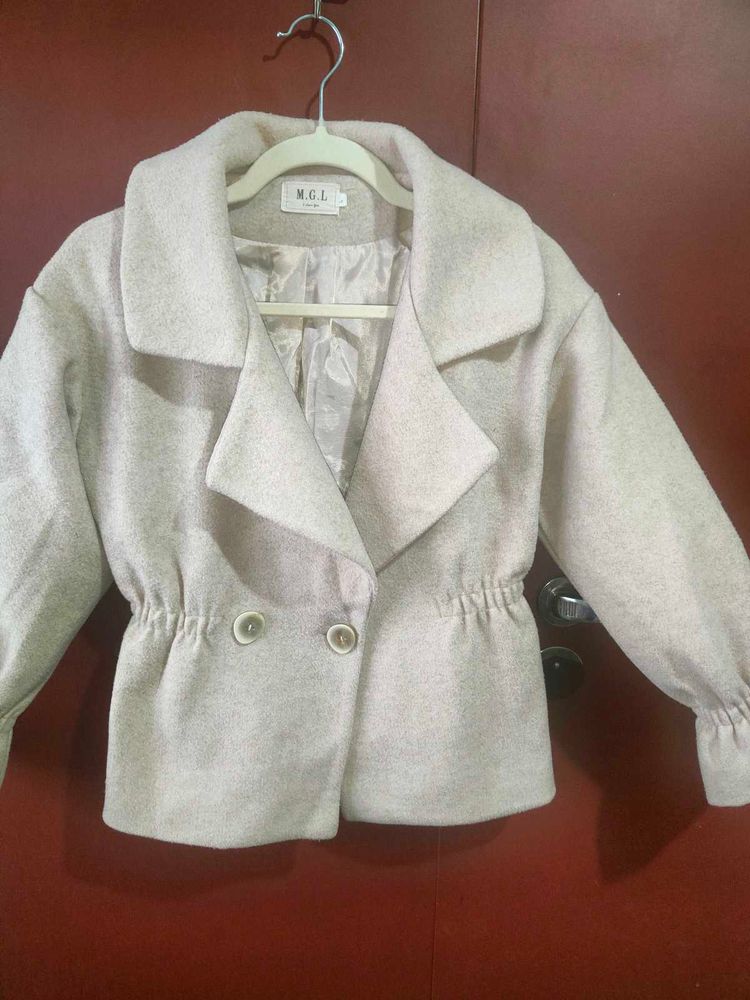 Cute Cropped Wool Jacket