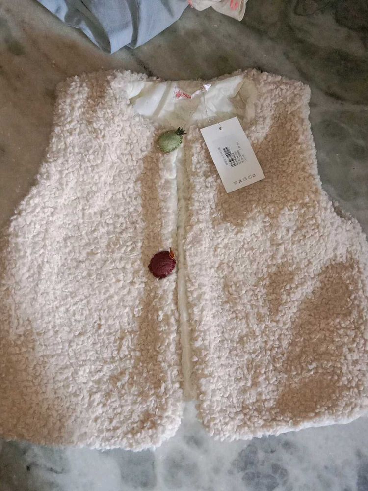 Cute Cream Vest