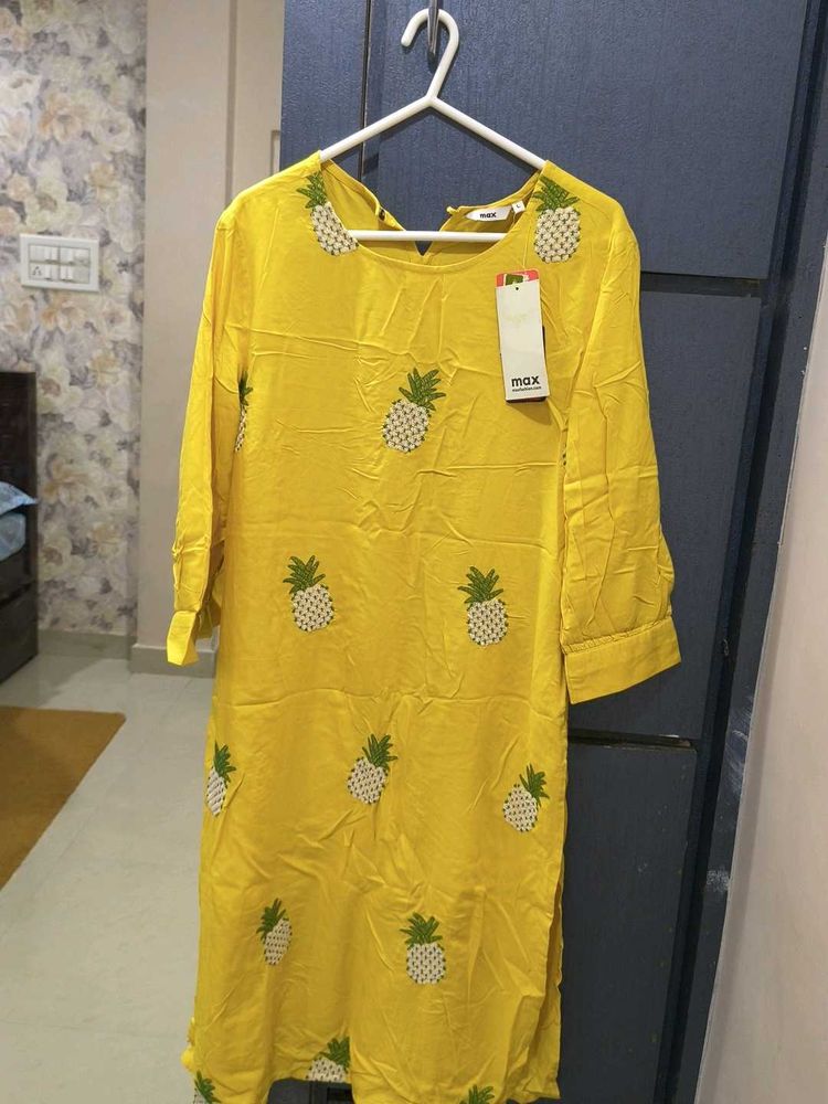 Yellow Pineapple Dress