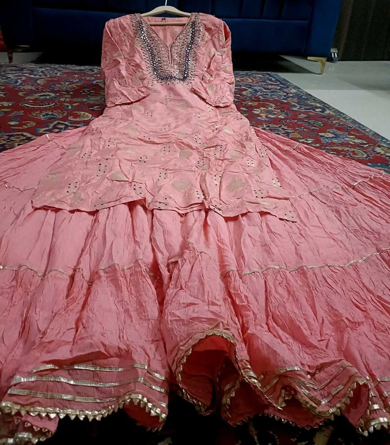 Kurti Long flair Lahnag