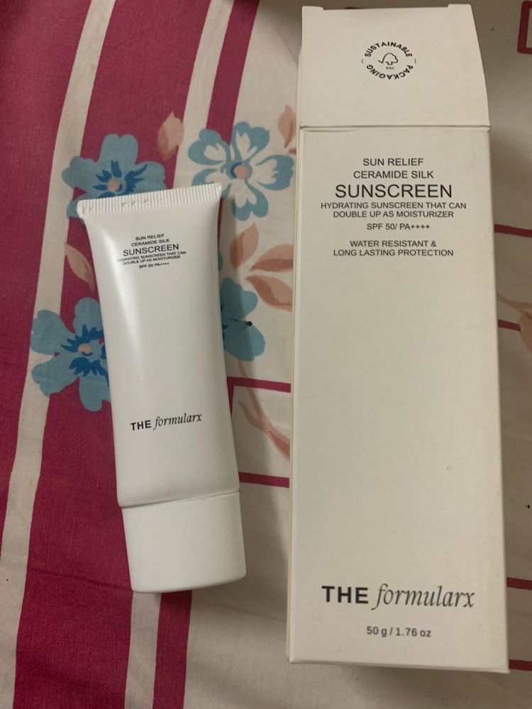 the formularx sunscreen