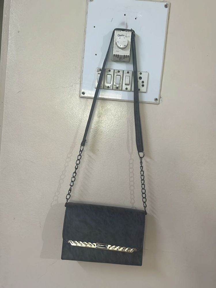 Charcoal Grey Sling Bag! Unused! Cash Only