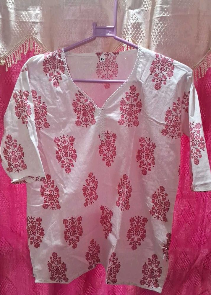 Floral Print Kurta