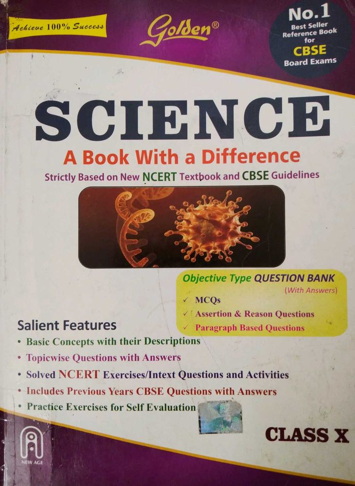 Golden Science Class X Textbook