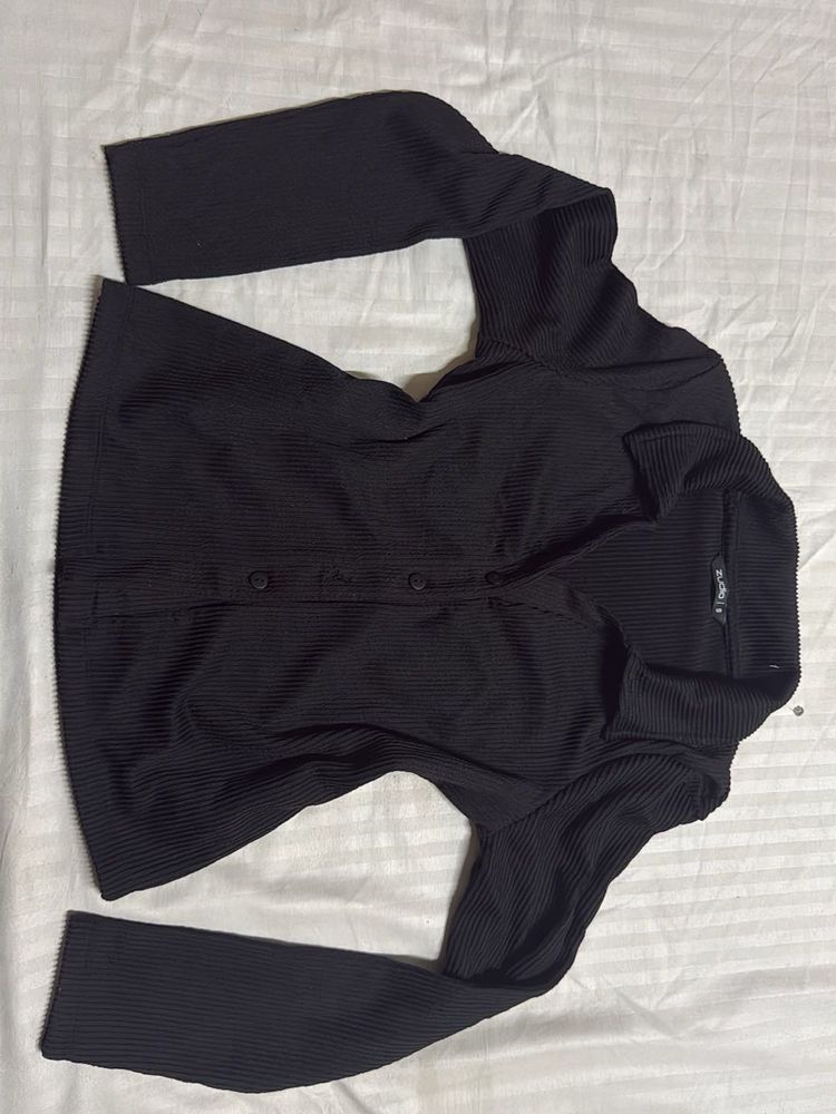 Ribbed Long Sleeve Top