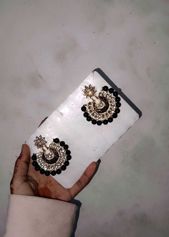 Elegant Beaded Statement Earrings