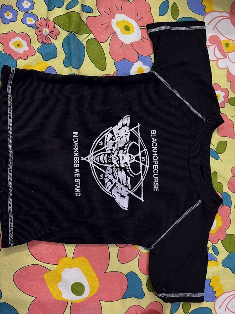 Black Graphic T-shirt