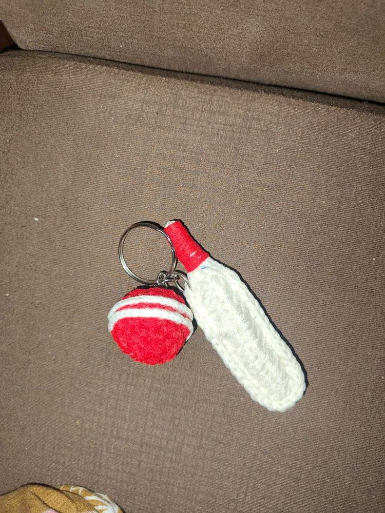 Bat Ball Keychain Crochet