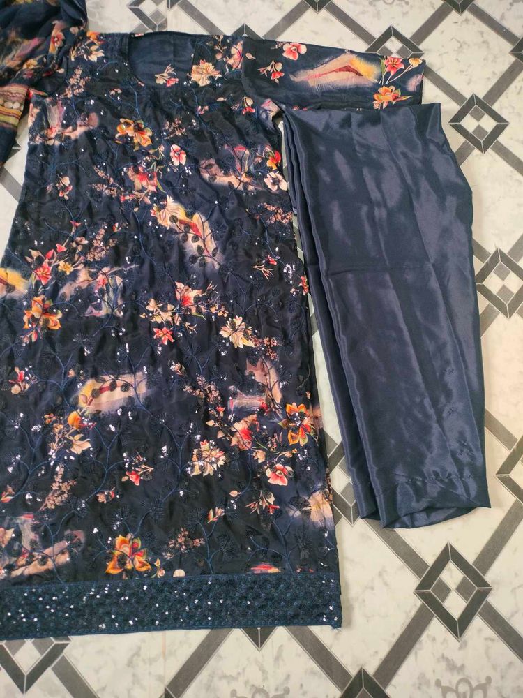Floral Salwar Kameez Set