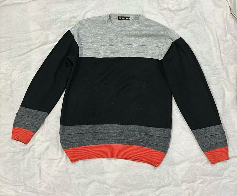 Stylish Color Block Sweater