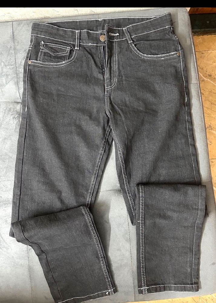 Stylish Dark Grey Jeans