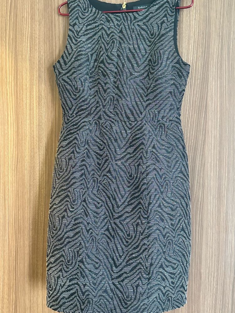 Black Midi Formal Dress In Size M