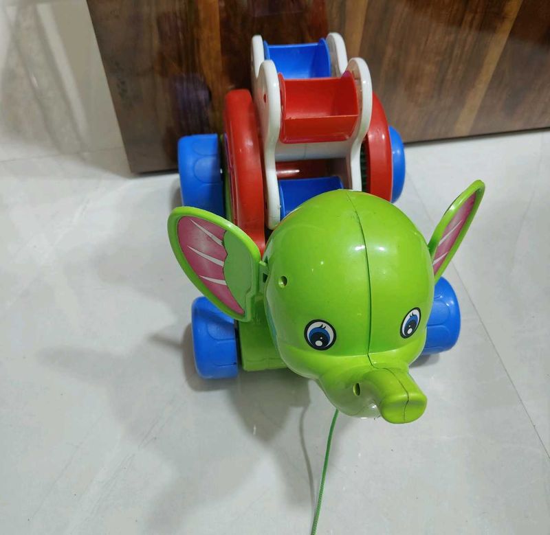 Elephant Pull-Along Toy