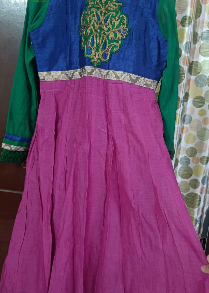 Colorful Embroidered Anarkali