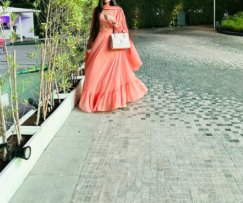 Peach gown!This is a very cute gown
