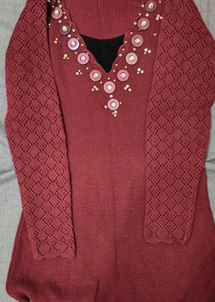 Maroon Sweater