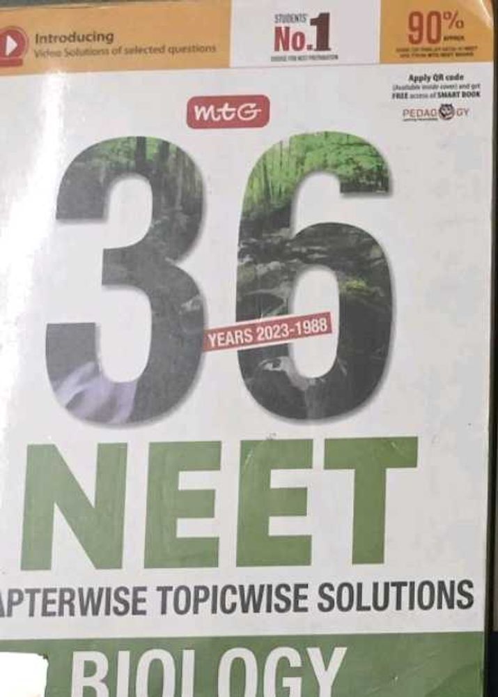 MTG 36 Years NEET PYQ (Biology)