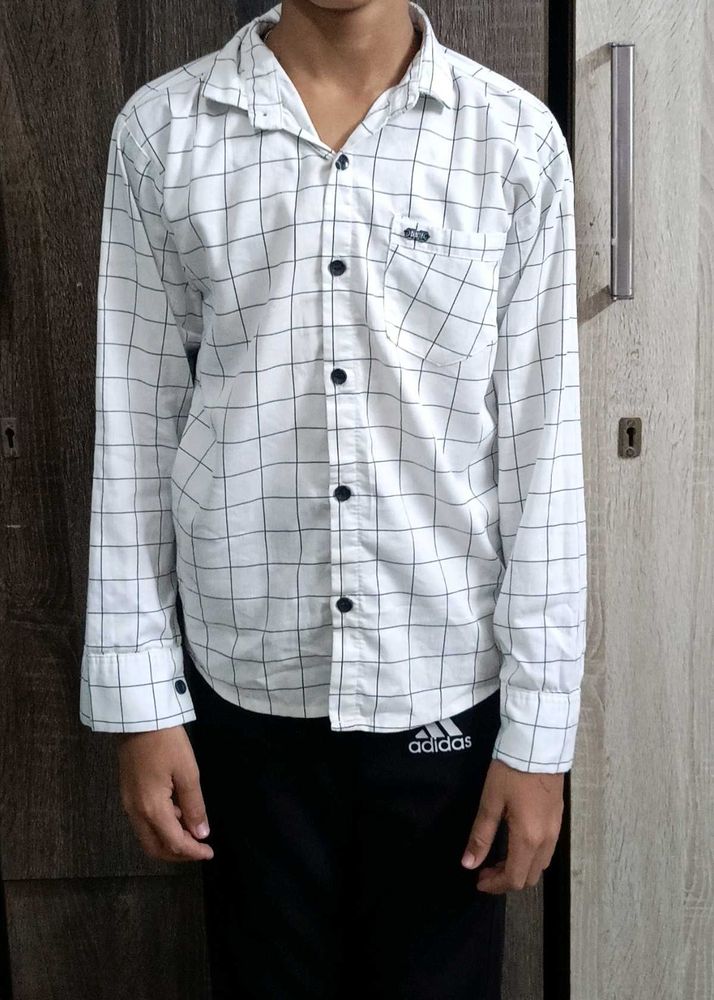 A White Checked Shirt.
