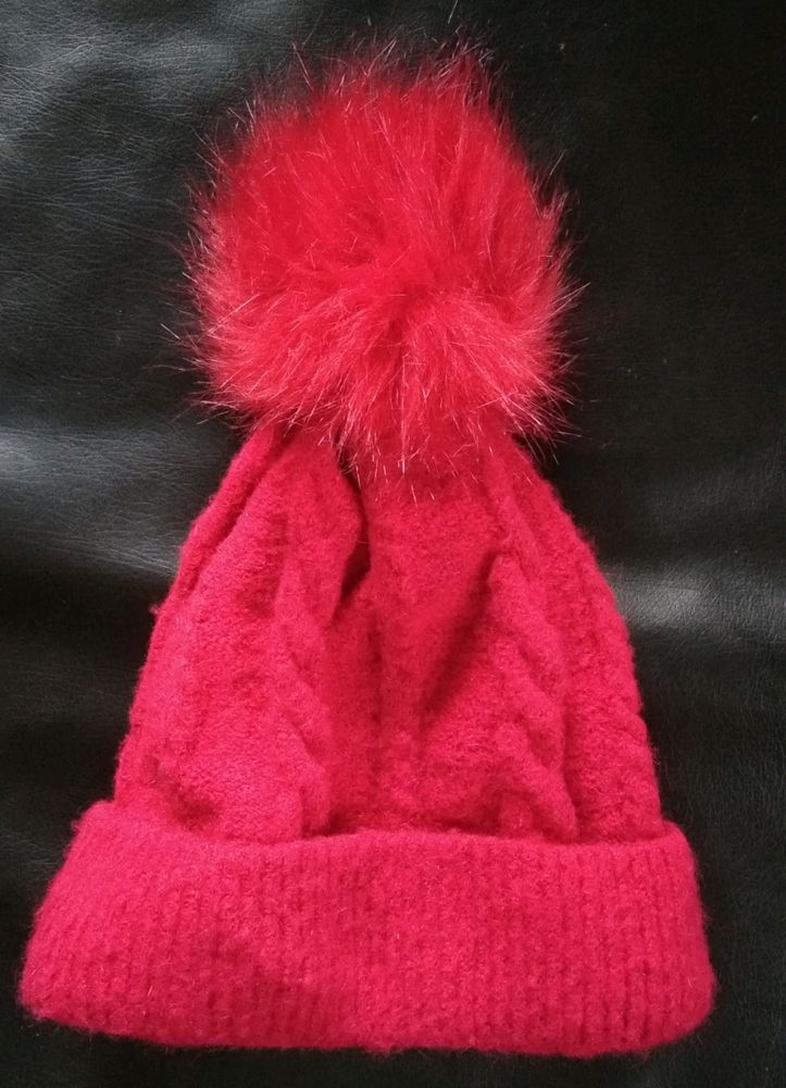 Cute Winter Acrylic Plushie Fabric Hat